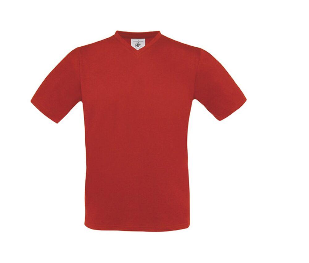 B&C BC163 - Men's T Shirt V-Neck 100% Cotton