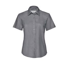 Russell Collection JZ33F - Ladies Short Sleeve Easy Care Oxford Shirt