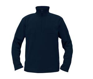 STARWORLD SW77N - Zip Neck Fleece Navy