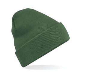 Beechfield BF045 - Beanie with Flap Green Moss