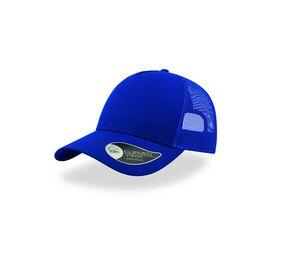 Atlantis AT085 - 5 Panel Cotton Trucker Cap Royal/ Royal