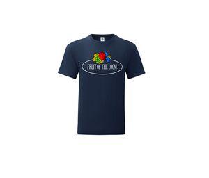 FRUIT OF THE LOOM VINTAGE SCV150 - Fruit of the Loom logo men's t-shirt Deep Navy