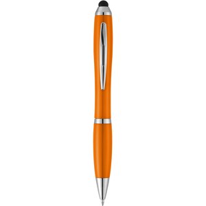 PF Concept 106739 - Nash stylus ballpoint pen with coloured grip Orange