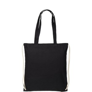 PF Concept 120276 - Eliza 240 g/m² cotton drawstring bag 6L Solid Black