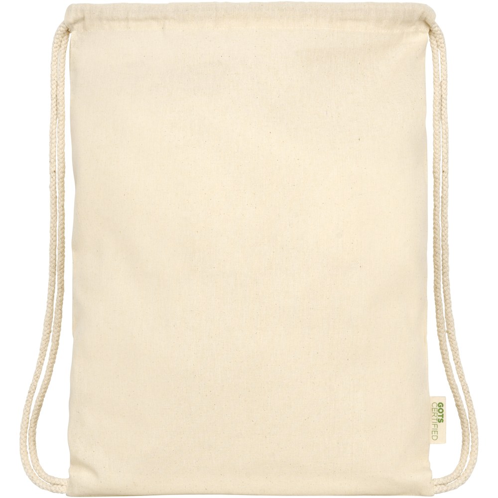 PF Concept 120490 - Orissa 100 g/m² GOTS organic cotton drawstring bag 5L