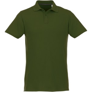 Elevate Essentials 38106 - Helios short sleeve men's polo Army Green