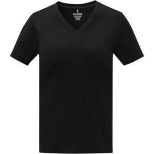 Elevate Life 38031 - Somoto short sleeve women's V-neck t-shirt  Solid Black