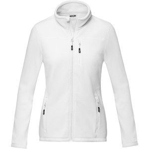 Elevate NXT 37530 - Amber women's GRS recycled full zip fleece jacket White