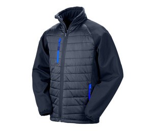 RESULT RS237 - Veste bi-matière Navy/Royal